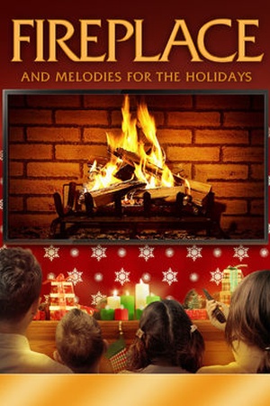 Fireplace and Melodies for the Holidays